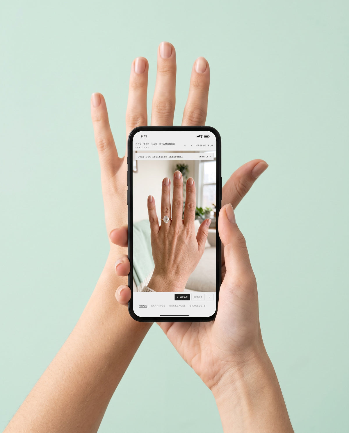 See it on your hand before it's made.