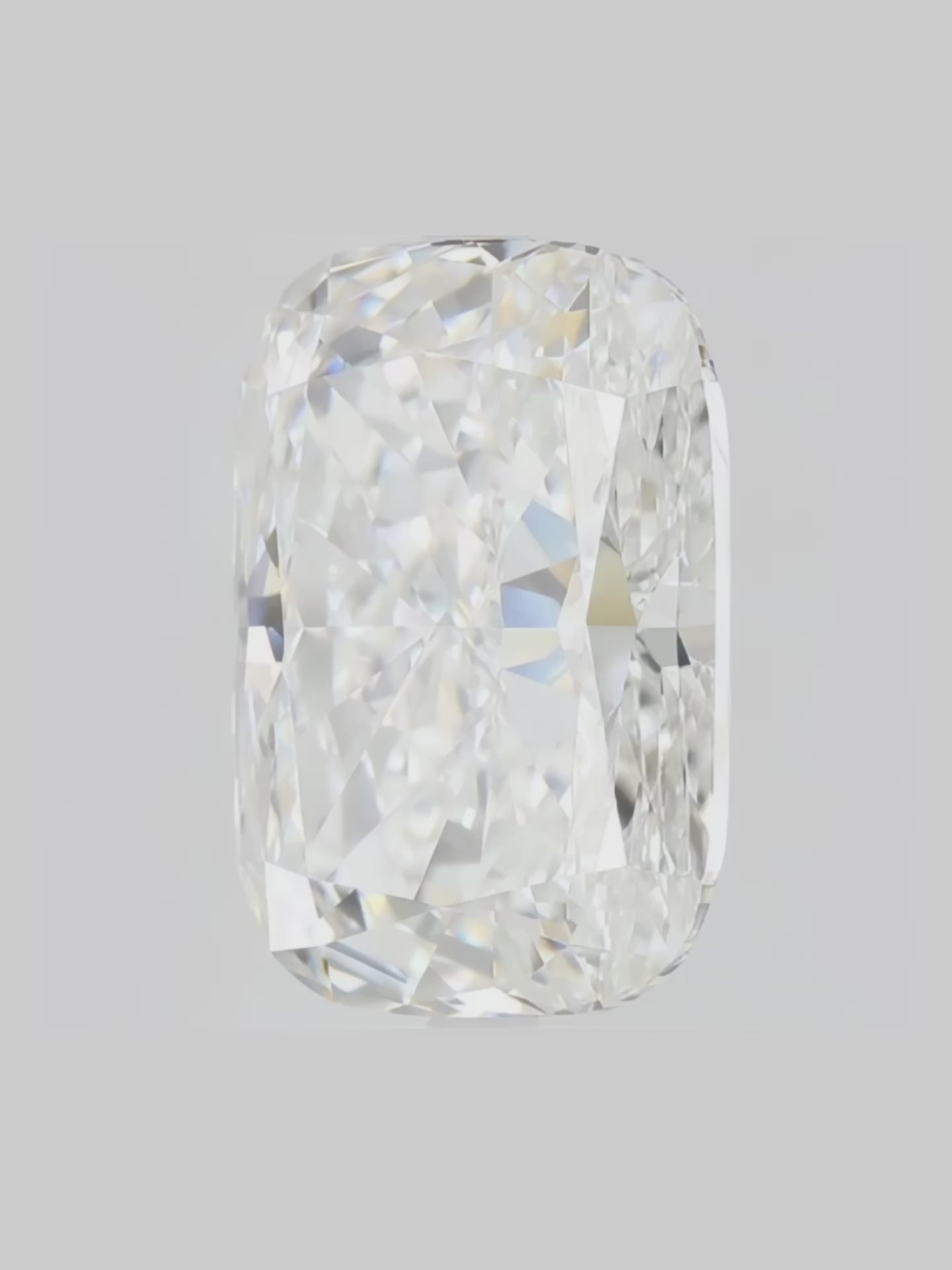 Load video: Cushion Cut Solitaire Hidden Halo Lab Grown Diamond Engagement Ring