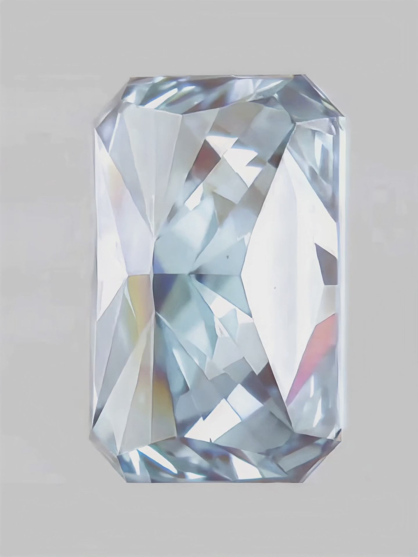 Load video: Fancy Blue Radiant Cut Solitaire Lab Grown Diamond Engagement Ring