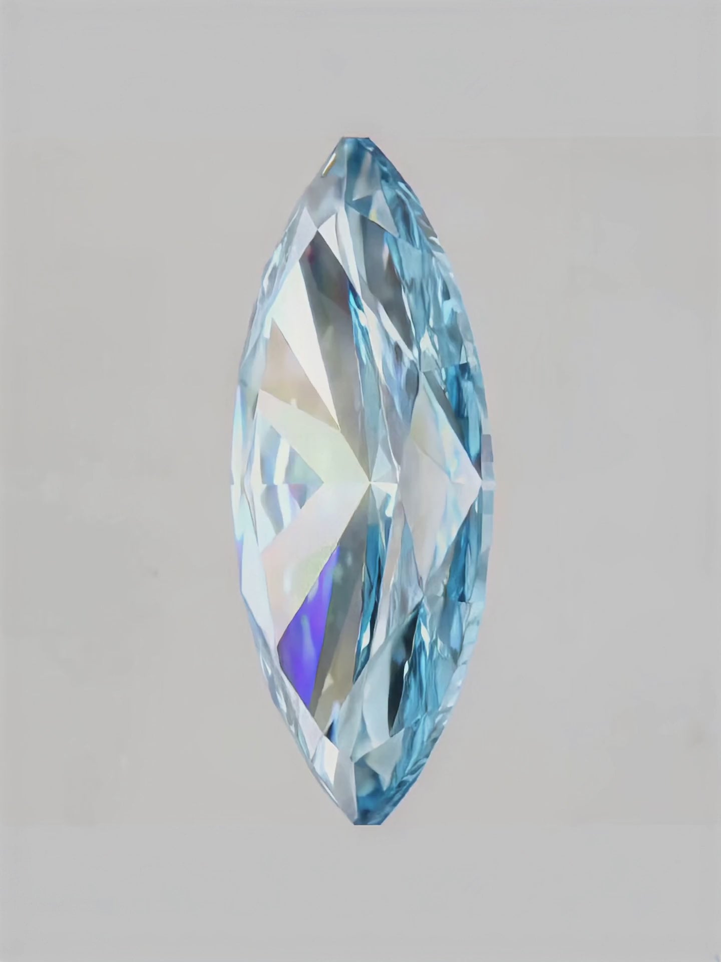 Load video: Fancy Blue Marquise Cut Lab Grown Diamond Stud Earrings