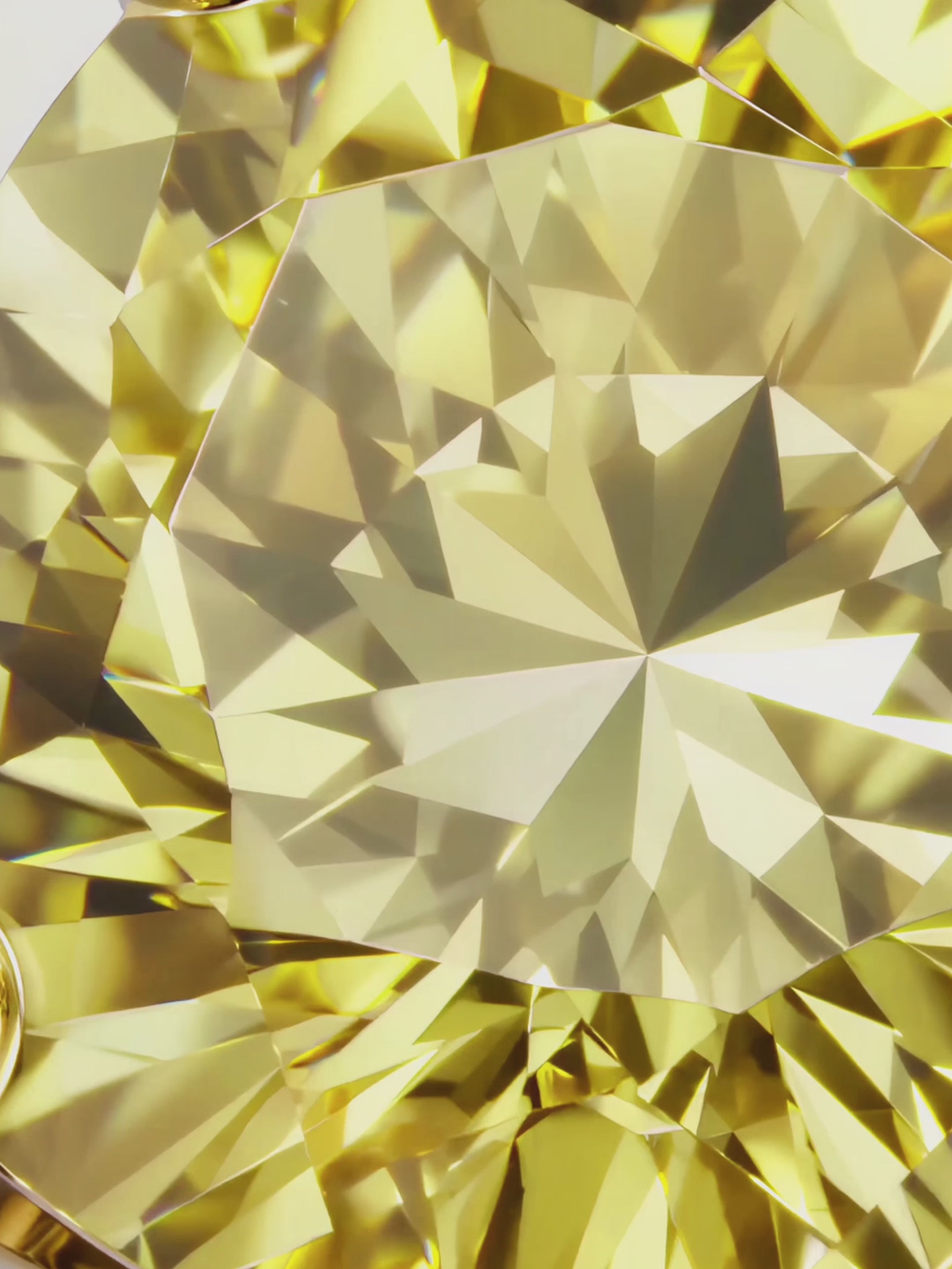 Load video: Fancy Yellow 4.3mm (12.00 ctw) Round 4-Prong Lab Grown Diamond Tennis Bracelet