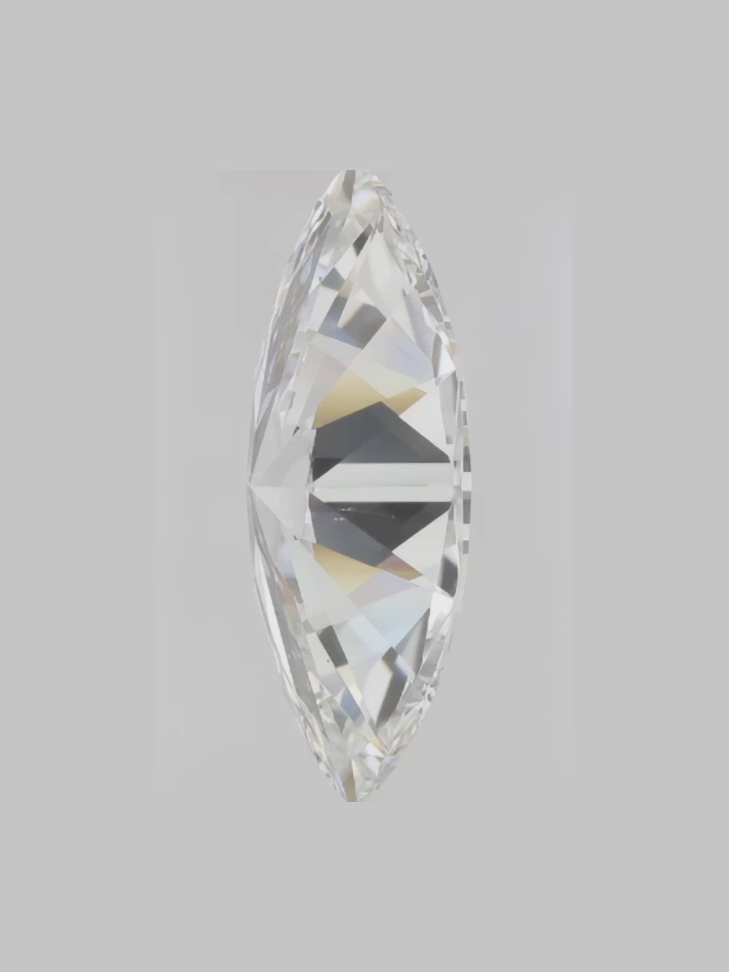 Load video: 3.00 ctw Round &amp; Marquise Three-Stone Lab Grown Diamond Ring