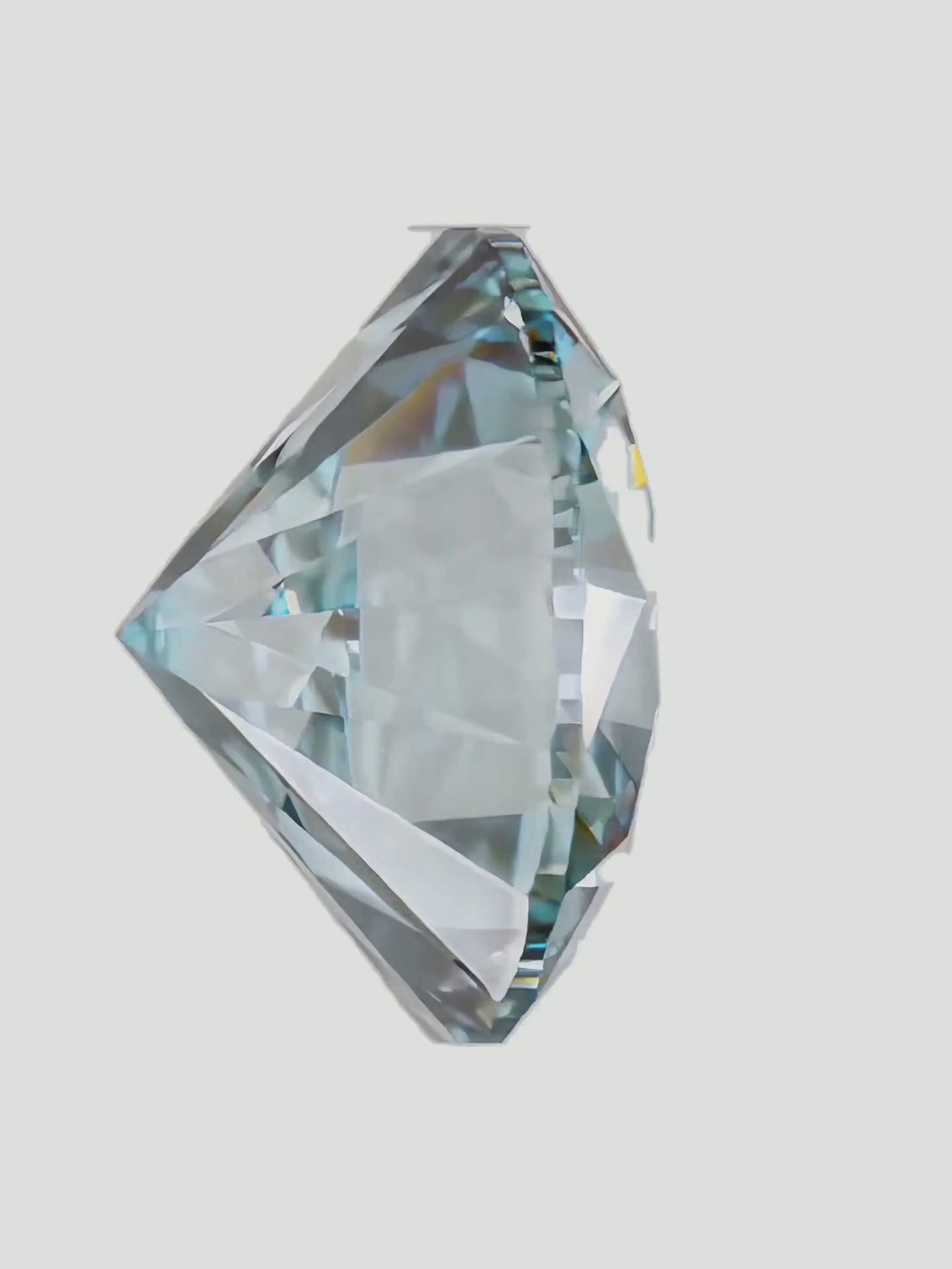 Load video: Fancy Blue 3.4mm (7.20 ctw) Round 4-Prong Lab Grown Diamond Tennis Bracelet