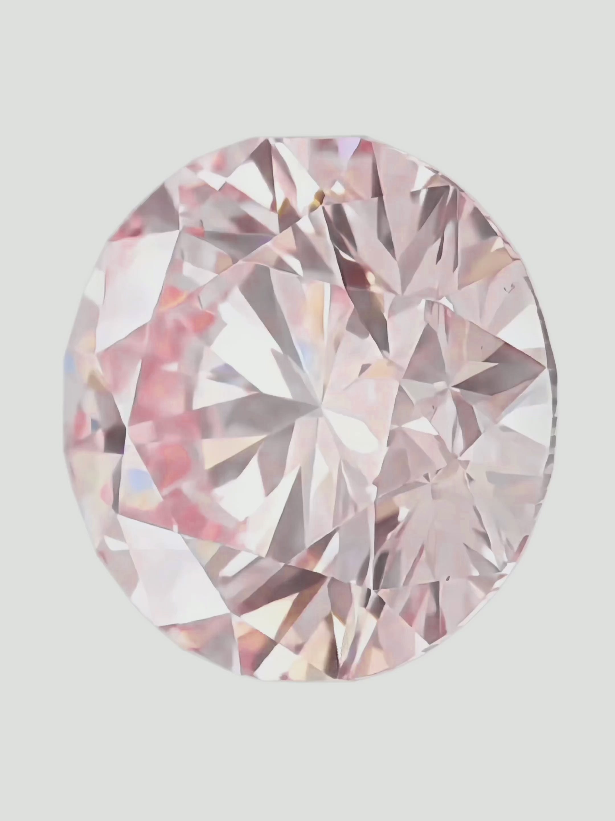 Load video: Fancy Pink 3mm (5.50 ctw) Round 4-Prong Lab Grown Diamond Tennis Bracelet