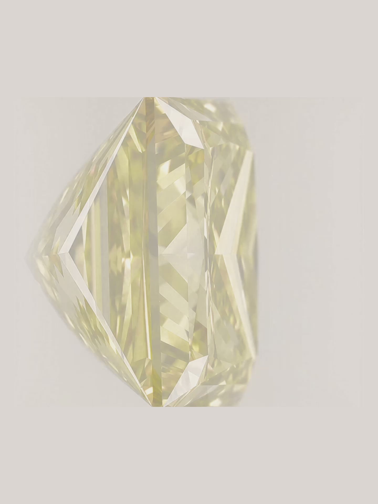 Load video: Fancy Yellow Princess Cut Solitaire Lab Grown Diamond Engagement Ring