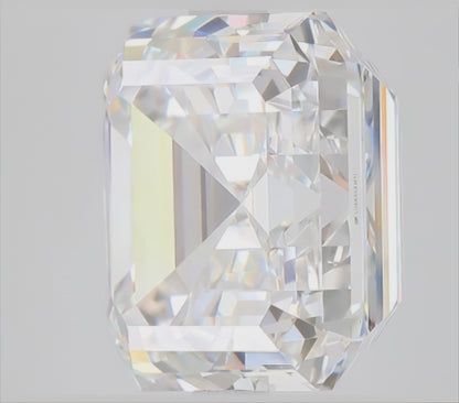 4 Prong Asscher Stud Earrings